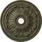 Ekena Millwork Flagstone Ceiling Medallion (Fits Canopies up to 3 7/8"), 30"OD x 3 7/8"ID x 3 1/4"P, Painted Turtle CM30FLPTF - alternate 1